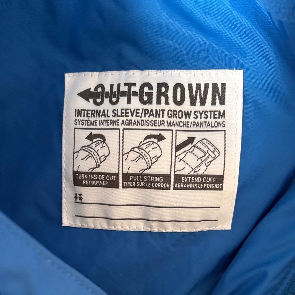 Columbia XL Blue Snow Bib - Picture 4 of 7